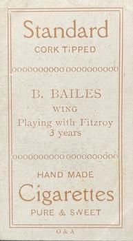 1907-08 Sniders and Abrahams Australian Footballers - Victorian League Players Series D #NNO Barclay Bailes Back